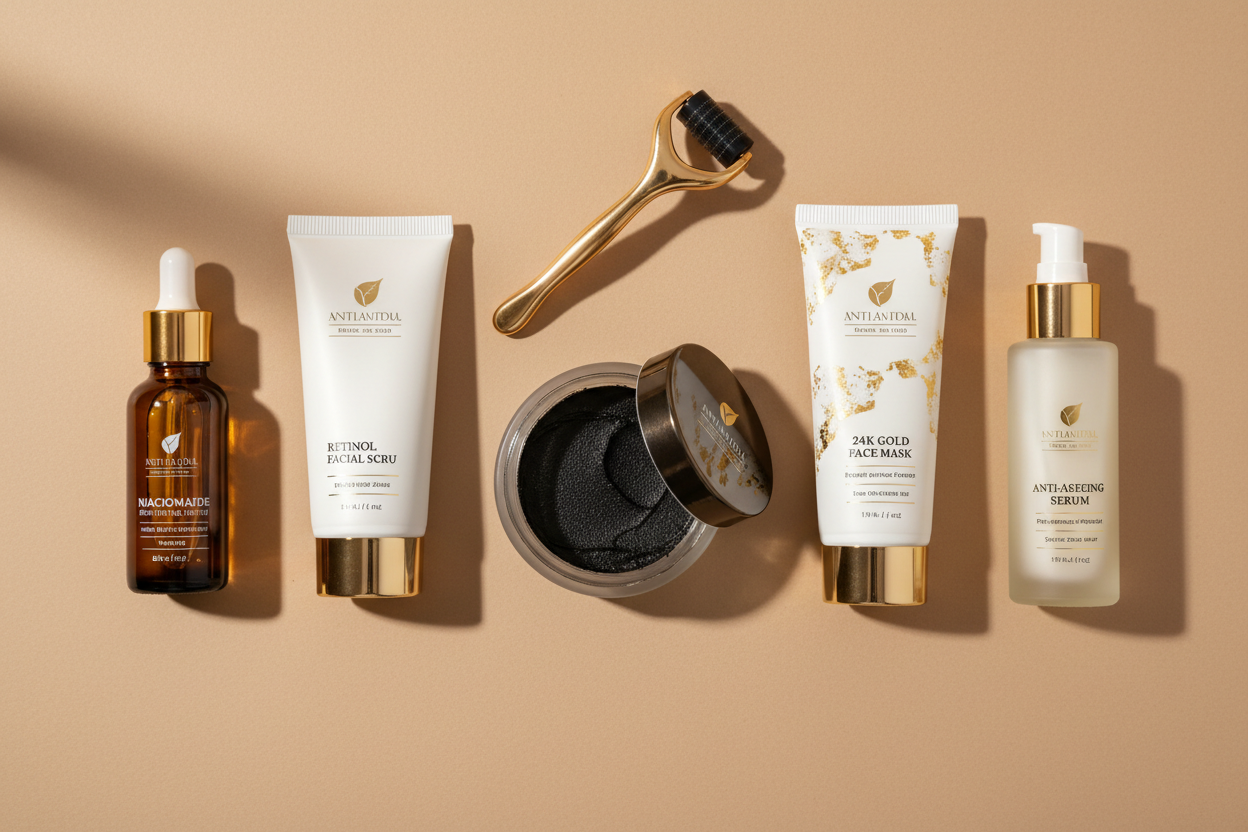 Anti-Ageing Skincare Set for Fine Lines & Wrinkles – 30+ | Ammuri
